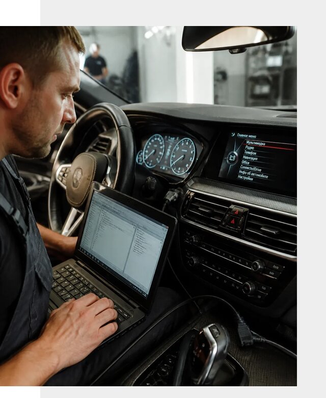 Русификация приборной панели BMW для авто в Владикавказе от компании